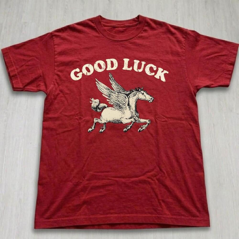 Good Luck Red Cotton T Shirt